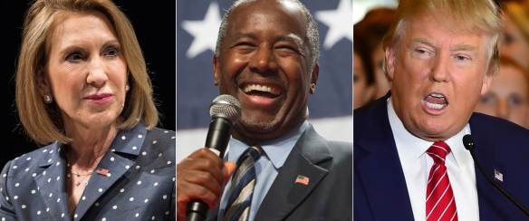 Despite never having held public office, Carly Fiorina, Ben Carson, and Donald Trump are dominating the polls in the race to capture the Republican nomination.